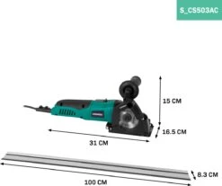 VONROC Mini Cirkelzaag / Invalzaag 500W - Ø85mm – Met Geleiderail – Variabele Snelheid - Incl. 3 Zaagbladen -Makita || Merkloos || Stanley Verkoopwinkel 1200x1007 5