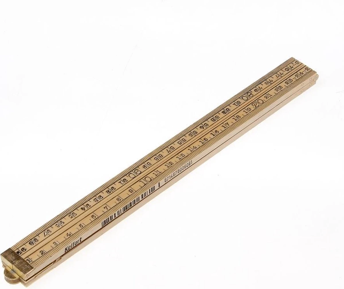 IRONSIDE Duimstok Hout - 4-delig - Ramin - 1 M 1 IRONSIDE Duimstok Hout - 4-delig - Ramin - 1 M