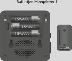 ELRO DB3000 Draadloze Deurbel Set – Met 1x Ontvanger Op Batterij + 1x Plug-in Ontvanger - Bereik 300 Meter - IP65 Waterdicht - 64 Melodieën - Zwart -Makita || Merkloos || Stanley Verkoopwinkel 1200x1009 7