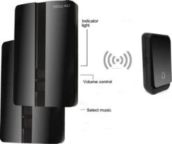 Bell4U Draadloze Deurbel Met 2 Ontvangers - Plug & Play - Beldrukker Heeft Geen Batterijen Nodig - IP55 Waterdicht - Zwart 13 Bell4U Draadloze Deurbel Met 2 Ontvangers - Plug & Play - Beldrukker Heeft Geen Batterijen Nodig - IP55 Waterdicht - Zwart -Makita || Merkloos || Stanley Verkoopwinkel 1200x1010 18