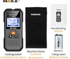 MAKA Digitale Leidingzoeker - Koper, Metaal & Hout Detectie Tot 120mm -Makita || Merkloos || Stanley Verkoopwinkel 1200x1011 2