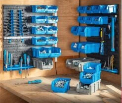 Workzone Opbergwand Gereedschap - Gereedschapshouder - Gereedschap Wandrek - Opbergboxen Gereedschap - Gereedschapwand