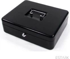 ESTARK® Geldkist - Metalen Geldkistje 30 X 24 X 9 Cm - Met Muntsorteerder - Met Sleutel - Metalen Geldkluisje – Geldkist -Kassa Lade – Geldlade Money Box – Spaarpot Volwassenen – Kluisjes Jongen Meisje Kinderen – Kleine Kluis Geldkistjes - Zwart -Makita || Merkloos || Stanley Verkoopwinkel 1200x1015 6