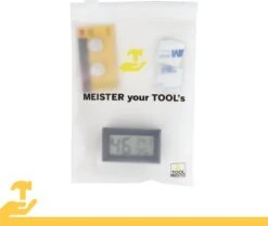Tool Meister TM1 – Hygrometer & Thermometer - Binnen/Buiten/Koelkast – Digitaal -Zwart - Incl Batterijen -Makita || Merkloos || Stanley Verkoopwinkel 1200x1016