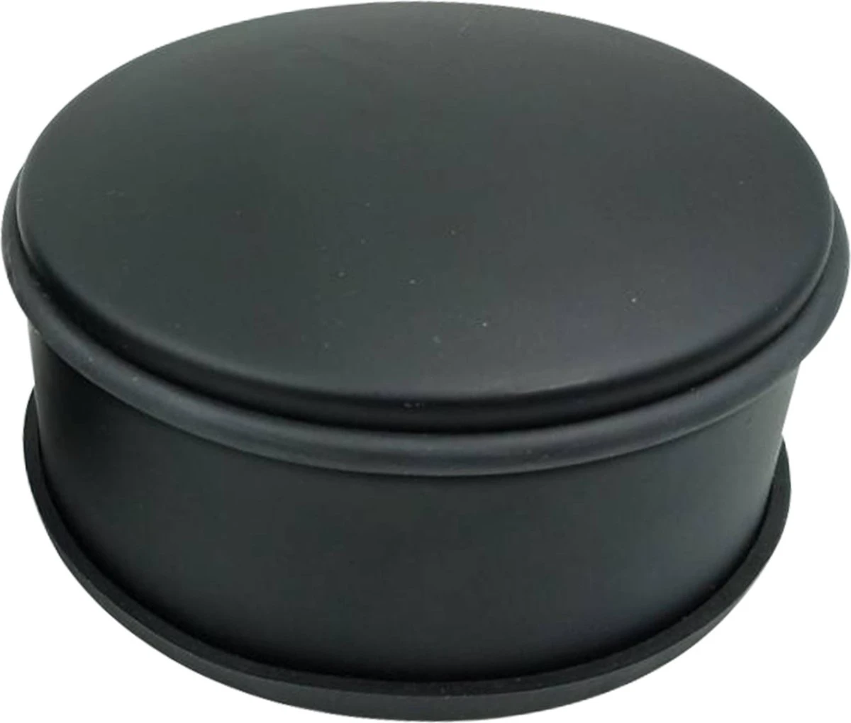 Merkloos Svenska Living - Deurstop - Ø11x5.5cm - Mat Zwart - Beschermrand - Staal - Deurstopper 1 Merkloos Svenska Living - Deurstop - Ø11x5.5cm - Mat Zwart - Beschermrand - Staal - Deurstopper