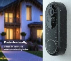 Vision Video Deurbel Met Camera + WiFi | Bewegingssensor | Draadloos Op Accu (9600 MAh) | 1080P Inclusief Draadloze Gong (t-ring Geluid) En 32GB SD-kaart -Makita || Merkloos || Stanley Verkoopwinkel 1200x1024 19