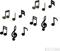 ESTARK® Muziek Magneten - 12 STUKS - Muzikale Magneten - Keukenmagneten - Magneetbord - Magneet - Muzieknoten - Noten - Muziek - Koelkast - Whitebord - Magneetjes - Muziekmagneet -Makita || Merkloos || Stanley Verkoopwinkel 1200x1024 4