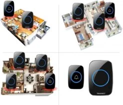 Draadloze Deurbel Met 3 Ontvangers - 5 Volume/60 Melodie - IP44 Waterdicht - Batterij Van 5 Jaar 7 Draadloze Deurbel Met 3 Ontvangers - 5 Volume/60 Melodie - IP44 Waterdicht - Batterij Van 5 Jaar -Makita || Merkloos || Stanley Verkoopwinkel 1200x1025 14