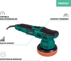 VONROC Excentrische Polijstmachine – 650W – Ø125mm – Soft Start – Vast Vermogen & 7 Polijstschijven -Makita || Merkloos || Stanley Verkoopwinkel 1200x1027 7