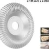 Merkloos Slijpschijf - Doorslijpschijf - Raspschijf - Slijpschijf 125 Mm - 125 X 22 Mm - Haakse Slijper 5 Inch - Zilver - Bol - Koolstofstaal