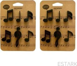 ESTARK® Muziek Magneten - 12 STUKS - Muzikale Magneten - Keukenmagneten - Magneetbord - Magneet - Muzieknoten - Noten - Muziek - Koelkast - Whitebord - Magneetjes - Muziekmagneet -Makita || Merkloos || Stanley Verkoopwinkel 1200x1029 1