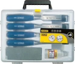 STANLEY 0-16-130 Houtbeitelset - 6-delig - Met Opbergbox