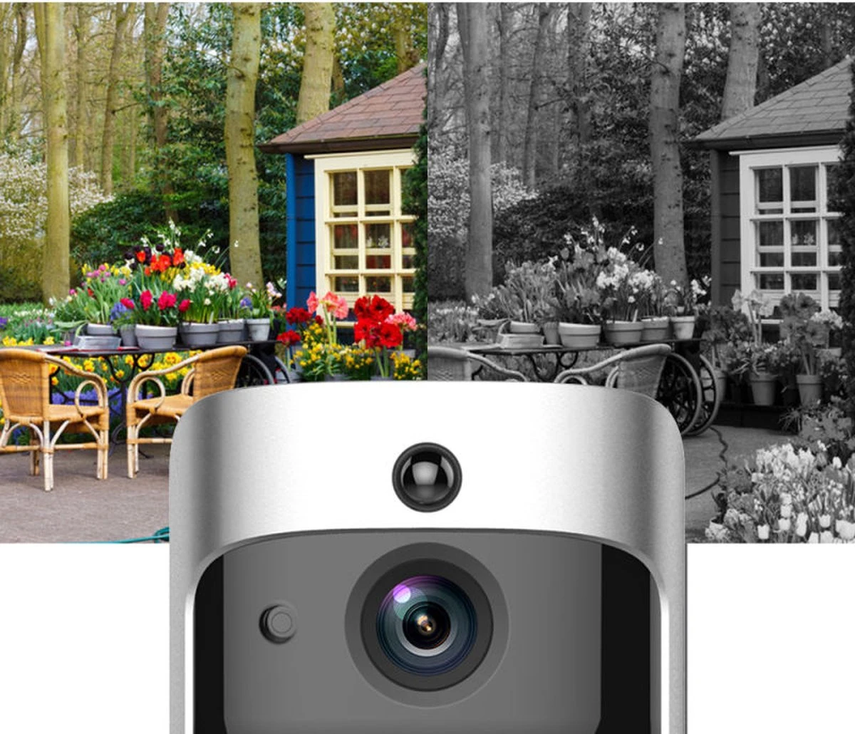 T-RING VIDEO DEURBEL Zwart/zilver (DRAADLOOS) INCL. LOSSE USB BEL EN ACCU PAKKET. (Geschikt Voor Android En OS - Draadloos Via 2.4 Ghz Wifi - Geen Abonnement Verplichting) 11 T-RING VIDEO DEURBEL Zwart/zilver (DRAADLOOS) INCL. LOSSE USB BEL EN ACCU PAKKET. (Geschikt Voor Android En OS - Draadloos Via 2.4 Ghz Wifi - Geen Abonnement Verplichting) - Afbeelding 11