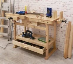 Westfalia Werkbank HB2 1220 X 495 X 840 Mm -Makita || Merkloos || Stanley Verkoopwinkel 1200x1038 2