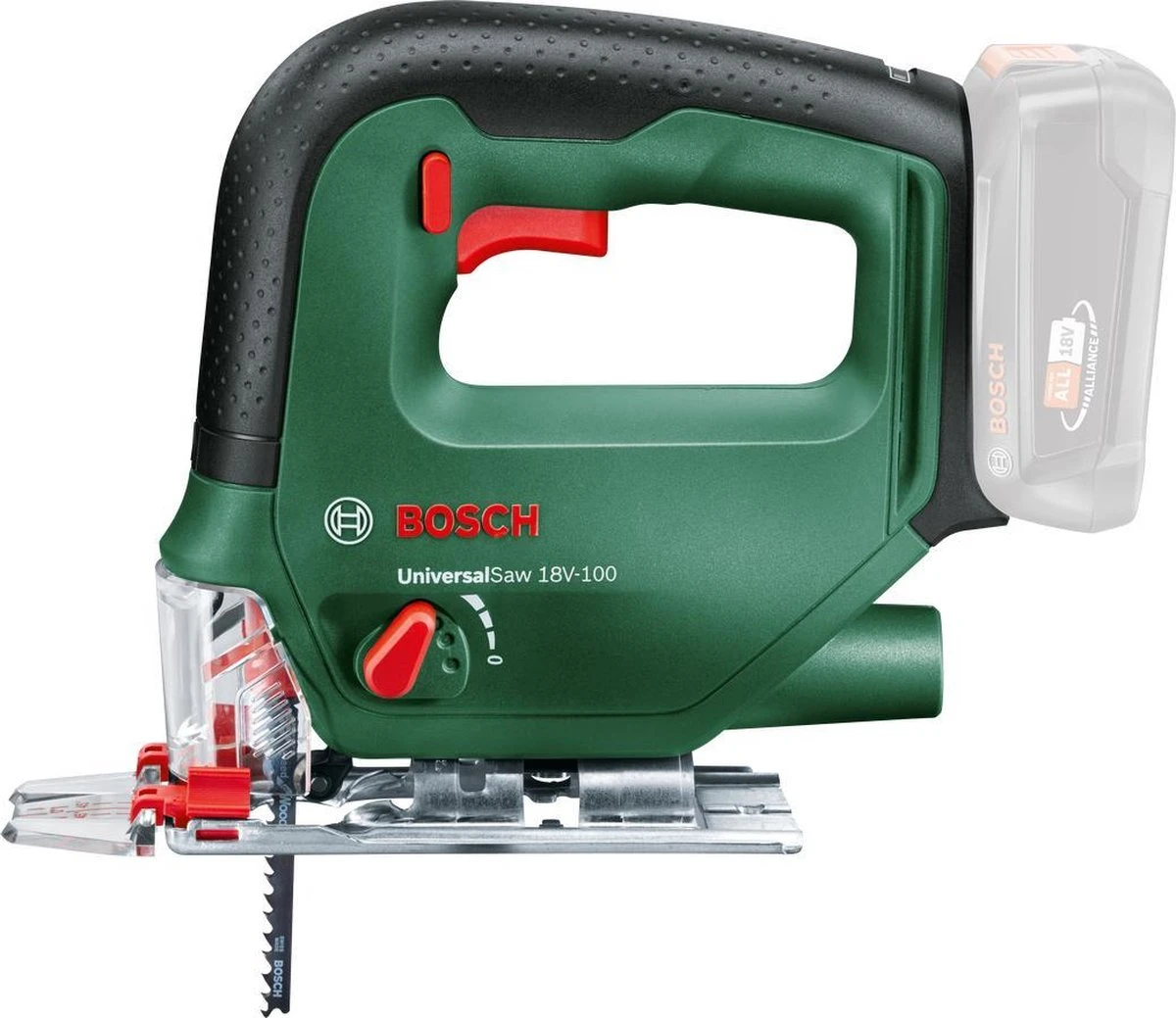 Bosch UniversalSaw 18V-100 Decoupeerzaag - Zonder 18V Accu En Lader 3 Bosch UniversalSaw 18V-100 Decoupeerzaag - Zonder 18V Accu En Lader - Afbeelding 3