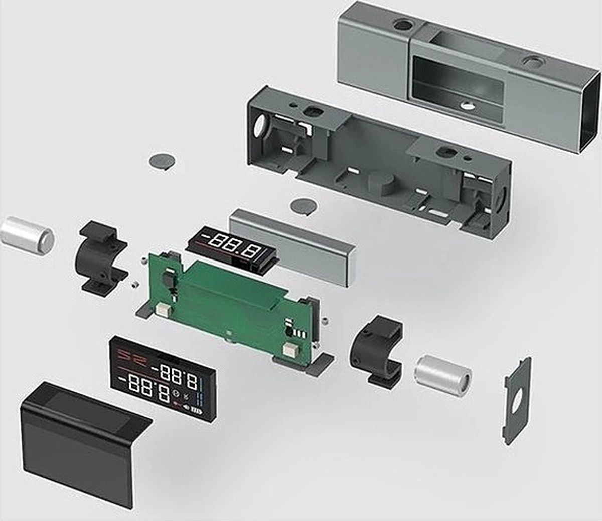 Dokx - 2 In 1 Dubbele Laser Gradenboog Liniaal - Inclusief Statief 3 Dokx - 2 In 1 Dubbele Laser Gradenboog Liniaal - Inclusief Statief - Afbeelding 3