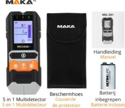MAKA 5 In 1 Digitale Multidetector - Leidingzoeker - Koper Metaal Hout En Vocht Meting -Makita || Merkloos || Stanley Verkoopwinkel 1200x1042 1