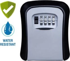 PuroTech Sleutelkluis Met Code - Voor Binnen & Buiten - Cijferslot - Sleutel Kastje - Thuiszorg - Incl. Montageset - Waterdicht En Roestvrij - Sleutelkast