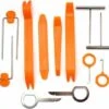 LOUZIR Auto Interieur Demontage Gereedschap Set - 12-delige - Deurpaneel - Autoradio - Ontmantel Set - Auto Bekleding Spatel Set -geschikt Voor - Audi - Bmw - Volkswagen