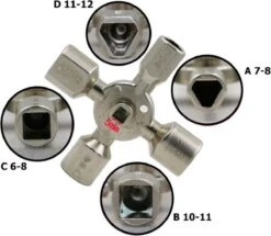 Merkloos Schakelkastsleutel - Universele Kruissleutel - 10 In 1 - Radiator Sleutel -Makita || Merkloos || Stanley Verkoopwinkel 1200x1044 4