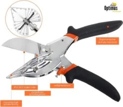 Optimus Professionele Plintenschaar / Verstekschaar 45°-135° - Verbeterd Model - RVS - Plintentang - Plintenknipper - Laminaatknipper -Makita || Merkloos || Stanley Verkoopwinkel 1200x1045