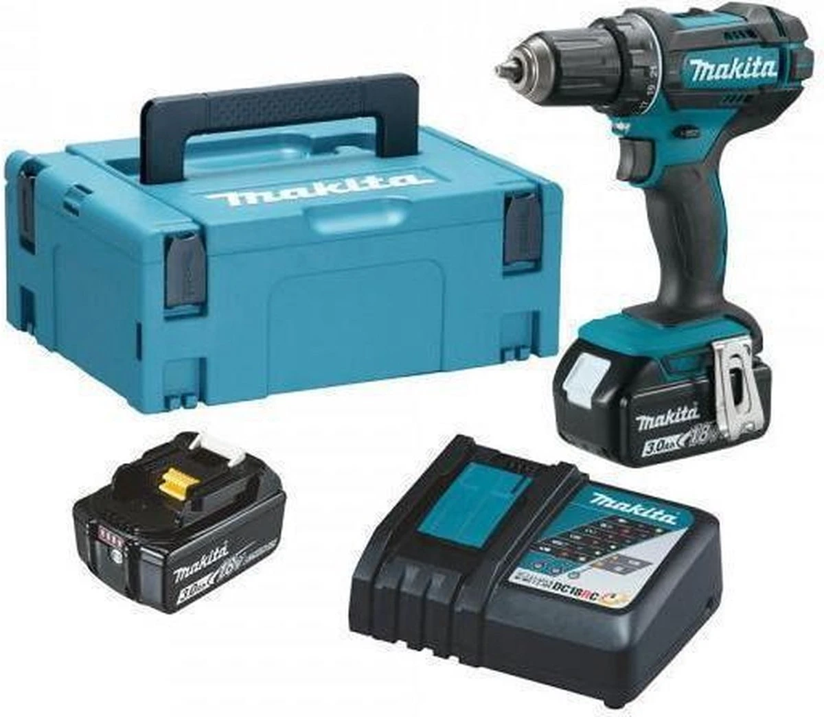 Makita DDF482RFJ 18V Li-Ion Accuboor-/schroefmachine (2x3.0Ah Accu) 8 Makita DDF482RFJ 18V Li-Ion Accuboor-/schroefmachine (2x3.0Ah Accu) - Afbeelding 8