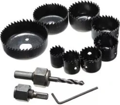 Merkloos Gatenzaagset 11-delig – Hole Saws 19mm, 22mm, 28mm, 32mm, 38mm, 44mm, 51mm En 64 Mm – 8 Stuks Gatenzaagset Voor Hout, Gipsplaat En Kunststof Buis -Makita || Merkloos || Stanley Verkoopwinkel 1200x1047 5