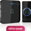 AVANTEK Draadloze Deurbel Met 1 Ontvanger - Bereik 400 Meter - Waterdicht - Zonder Batterijen - 52 Melodieën