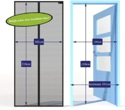 J-Pro Magnetisch Vliegengordijn - High Quality Glasvezel Deurhor- Deurgordijn - 210x101 Cm – Grijs 19 J-Pro Magnetisch Vliegengordijn - High Quality Glasvezel Deurhor- Deurgordijn - 210x101 Cm – Grijs -Makita || Merkloos || Stanley Verkoopwinkel 1200x1051 16