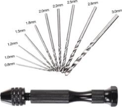 10 Delige Mini Aluminium Handboor - Bitset Handboormachine - Hand Gereedschap - Klein - Hobby - Mini Drill -Makita || Merkloos || Stanley Verkoopwinkel 1200x1053 1