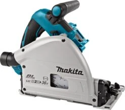 Makita DSP600ZJ2 Accu Invalzaag LXT 2x18V - Geleiderail En Tas - Zonder Accu's En Lader