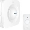 ELRO DB3000 Draadloze Deurbel Set – Met Ontvanger Op Batterij - Bereik 300 Meter - IP65 Waterdicht - 64 Melodieën - Wit