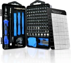 Dieux® - 125 Delige Precisie Schroevendraaierset - Blauw - Magnetisch - Schroevendraaier - Gereedschapset - Bitset - Gereedschap - Reparatie - Werkbank - Gereedschapskoffer - Opbergbox - Pasen