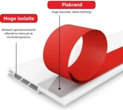 Huntex Zelfklevende Tochtstrip Voor Deuren - Wit - 100 X 5 CM - Tochtstopper - Tochtband - Tochtrol Voor Deuren - Deurborstel - Tochtborstel -Makita || Merkloos || Stanley Verkoopwinkel 1200x1072 14