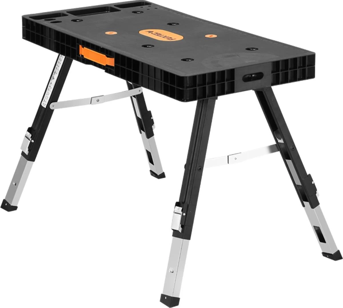 FUXTEC Werkbank - 5in1 - Universele Werkbank, Werkplatform, Steiger, Zaagbok, Transportrol En Werkplaatsrolbord In één - FX-WB 13 FUXTEC Werkbank - 5in1 - Universele Werkbank, Werkplatform, Steiger, Zaagbok, Transportrol En Werkplaatsrolbord In één - FX-WB - Afbeelding 13