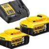 DeWALT DCB115P2 Starterset Lader + 2 Accu's 18V 5.0Ah XR Li-ion