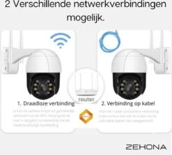Zekona 20C - IP Camera Beveiliging - Buiten - Beveiligingscamera - WiFi 4x Digitale Zoom + 32 GB SD Kaart -Makita || Merkloos || Stanley Verkoopwinkel 1200x1078 9