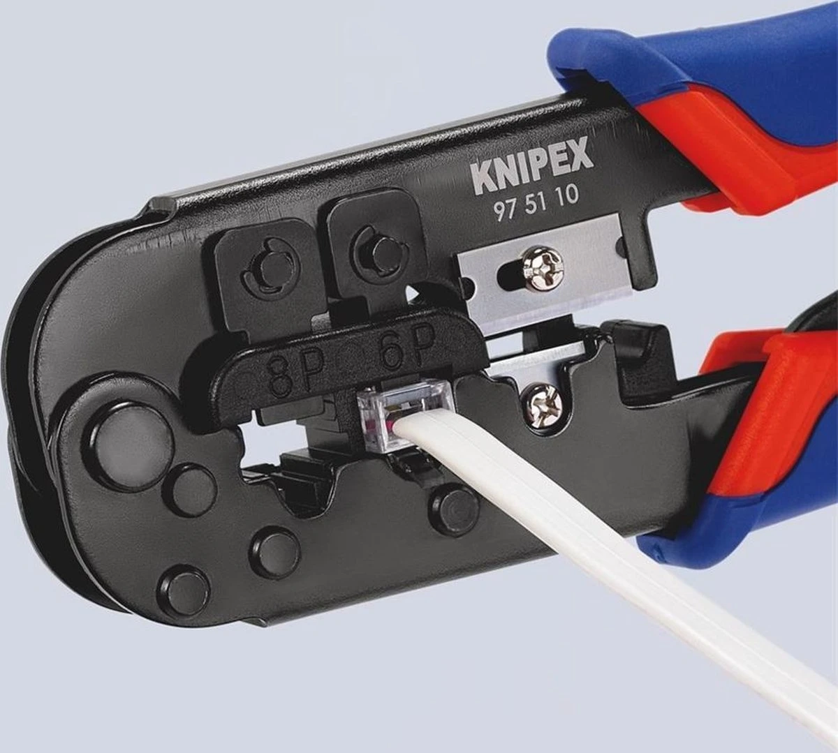 Knipex 975110 Krimptang Voor Westernstekkers - 190mm 10 Knipex 975110 Krimptang Voor Westernstekkers - 190mm - Afbeelding 10
