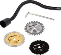 Powerplus POWX1365MB Invalzaag - 600W - Ø89mm - Incl. Laser, Stofafzuiging, 3 Invalzaagbladen En Verstekbak -Makita || Merkloos || Stanley Verkoopwinkel 1200x1080 7