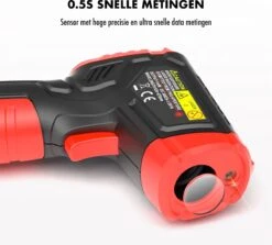 DynaBright Digitale Infrarood Thermometer - Bereik -50 T/m +400 °C - Incl. Batterijen - IR Thermometer - Warmtemeter -Makita || Merkloos || Stanley Verkoopwinkel 1200x1082