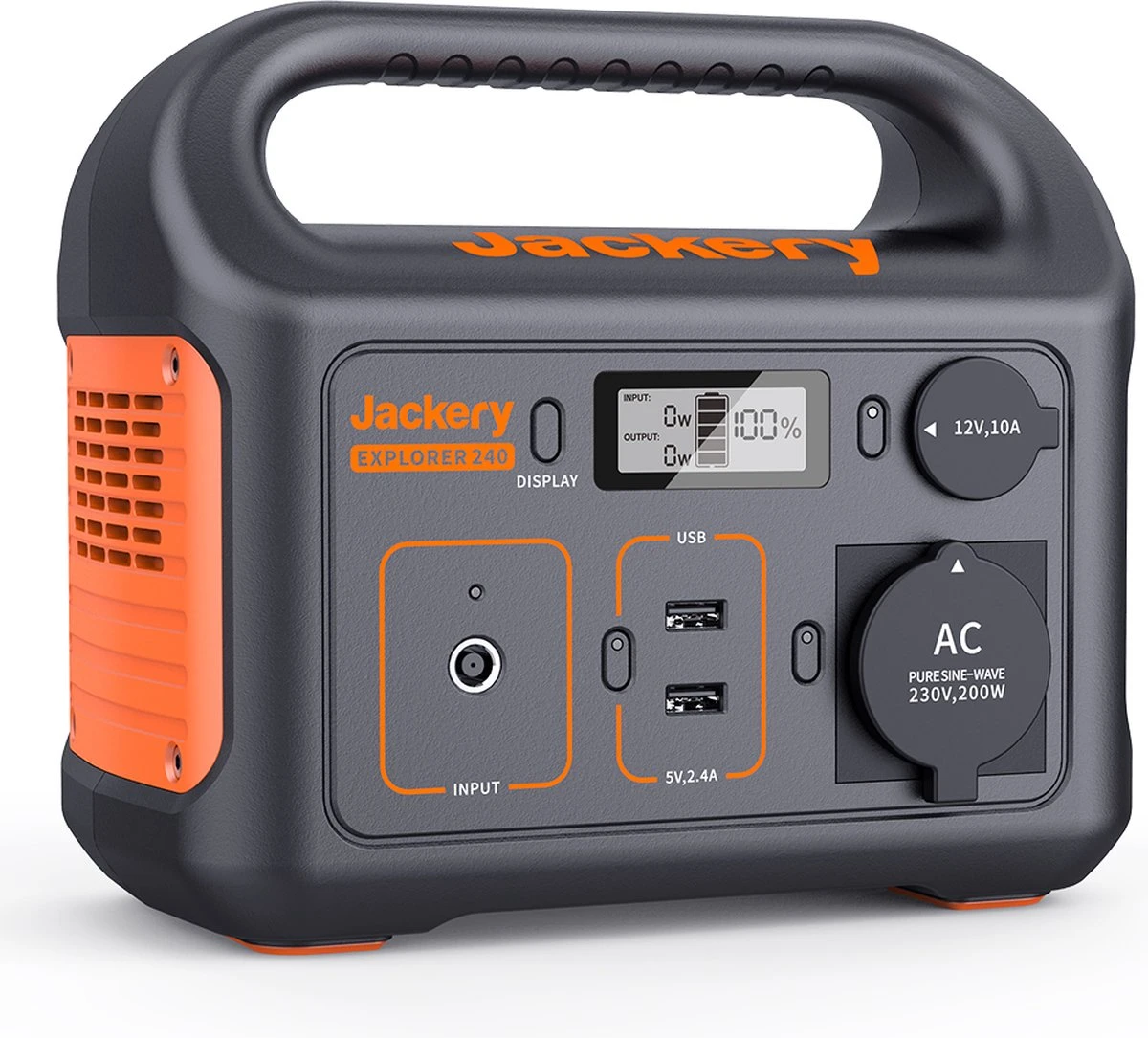 Jackery Explorer 240 - Draagbare Powerstation - Elektrische Gereedschapsaccu - 230V Power Station Generator 1 Jackery Explorer 240 - Draagbare Powerstation - Elektrische Gereedschapsaccu - 230V Power Station Generator