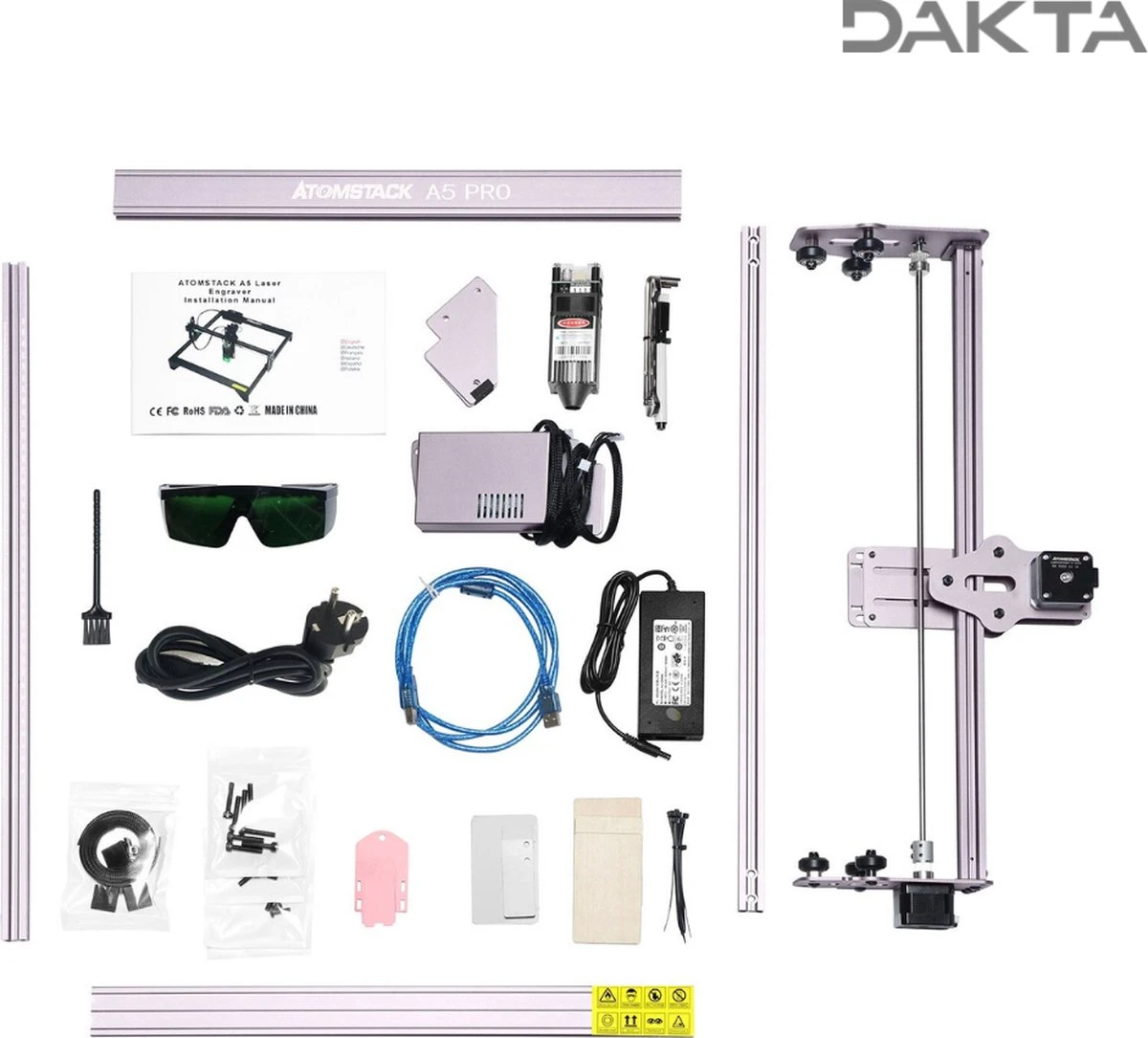 Merkloos Graveermachine | 40W Lasersnijmachine | 410 X 400 Mm | 5W Laser | Graveren | Uitsnijder | Voor Multifunctioneel Gebruik 12 Merkloos Graveermachine | 40W Lasersnijmachine | 410 X 400 Mm | 5W Laser | Graveren | Uitsnijder | Voor Multifunctioneel Gebruik - Afbeelding 12