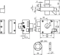 Lips - Veiligheidsoplegslot Met Vaste Buitencilinder - 1753 50 Mm - Dr. 1 / Din Links -Makita || Merkloos || Stanley Verkoopwinkel 1200x1086 17