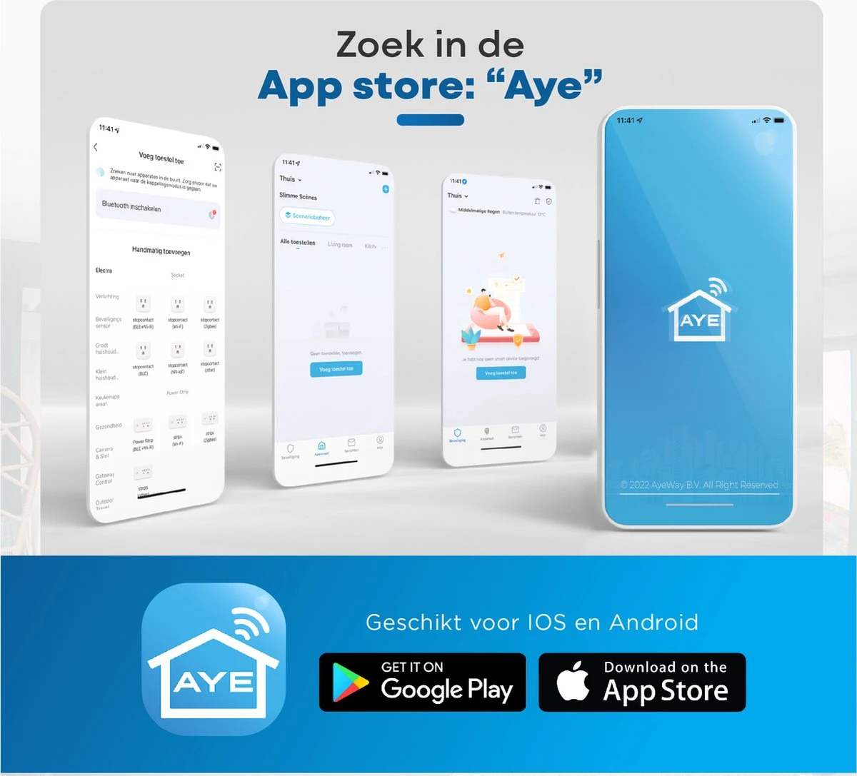 AyeCam Beveiligingscamera Buiten - 360PRO - FULL HD - Bewakingscamera - Incl. 32GB SD 8 AyeCam Beveiligingscamera Buiten - 360PRO - FULL HD - Bewakingscamera - Incl. 32GB SD - Afbeelding 8