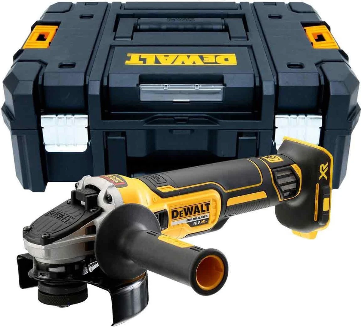 DeWalt DCG405NT-XJ Accu-haakse Slijper 18V 125mm 2 DeWalt DCG405NT-XJ Accu-haakse Slijper 18V 125mm - Afbeelding 2