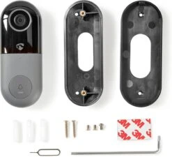 Nedis SmartLife Videodeurbel - Wi-Fi - Transformator - Android™ / IOS - Full HD 1080p - Cloud Opslag (optioneel) / MicroSD (niet Inbegrepen) - IP54 - Met Bewegingssensor - Nachtzicht - Grijs / Zwart -Makita || Merkloos || Stanley Verkoopwinkel 1200x1095 18