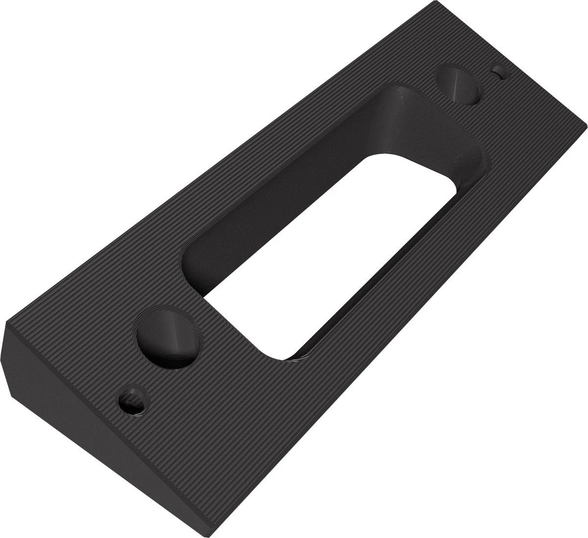 Umake // Ring Wired 22,5° Hoekbeugel // Zwart Kunststof // Inclusief Schroeven 4 Umake // Ring Wired 22,5° Hoekbeugel // Zwart Kunststof // Inclusief Schroeven - Afbeelding 4