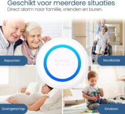 Gologi Slim Persoonlijk Alarm - Paniekknop - Senioren Alarm - Draadloze Alarmknop - Noodknop - Ouderen - WIFI - Melding Op Afstand Via App -Makita || Merkloos || Stanley Verkoopwinkel 1200x1100 12