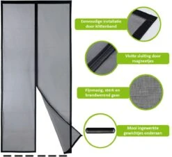 VITAMO Magnetisch Vliegengordijn - Premium Glasvezel Horgordijn - Deurhor - Deurgordijn - 210 X 101 Cm - Wit 11 VITAMO Magnetisch Vliegengordijn - Premium Glasvezel Horgordijn - Deurhor - Deurgordijn - 210 X 101 Cm - Wit -Makita || Merkloos || Stanley Verkoopwinkel 1200x1100 16