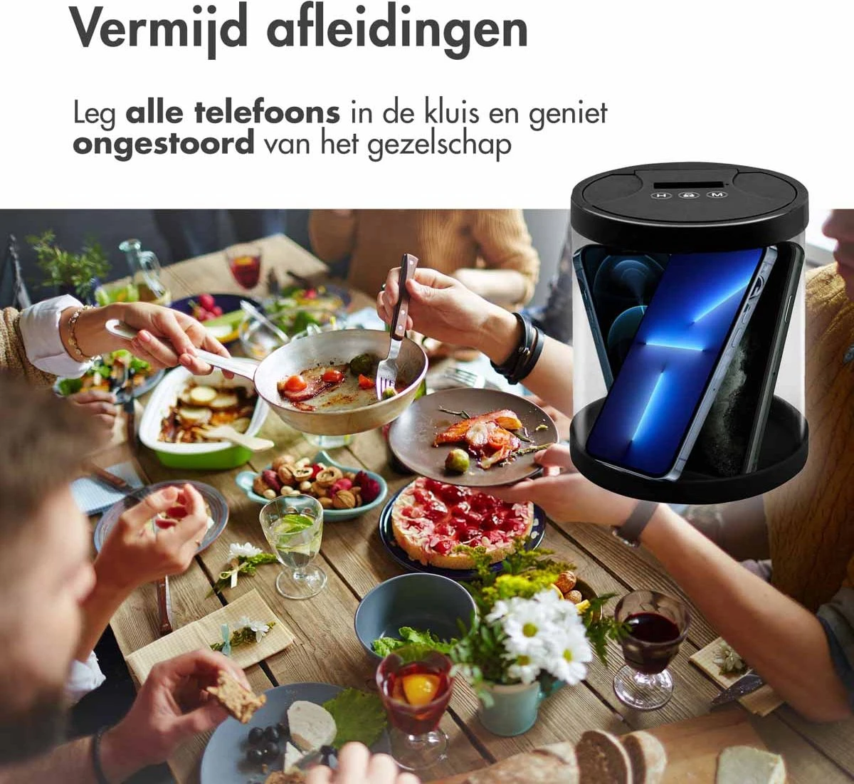 IMoshion Telefoon Kluis Met Tijdslot - Elektronische Telefoonkluis - Focus Box - Geen Afleiding En Bewezen Effectief - Zwart 6 IMoshion Telefoon Kluis Met Tijdslot - Elektronische Telefoonkluis - Focus Box - Geen Afleiding En Bewezen Effectief - Zwart - Afbeelding 6